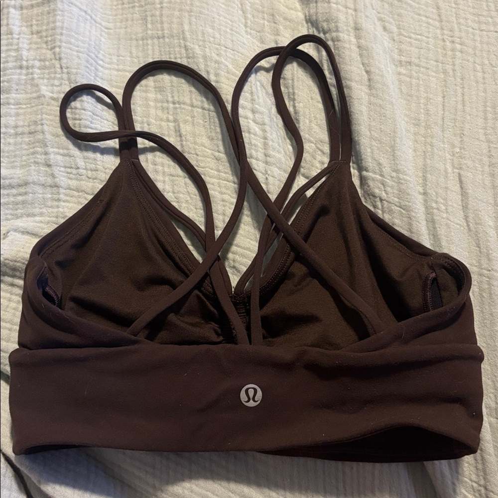 lululemon athletica Brown Sports Bra